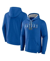 Fanatics Men's Royal Florida Gators Second Wind Distressed Pullover Hoodie