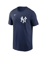 Nike Men's Anthony Volpe Navy New York Yankees Fuse Name Number T-Shirt