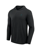 Fanatics Men's Black Philadelphia Eagles Front Office Power Mono Long Sleeve Hoodie T-Shirt