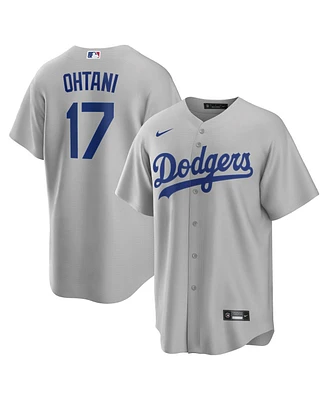 Nike Men's Shohei Ohtani Gray Los Angeles Dodgers Alternate Road Replica Jersey