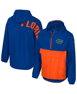 Colosseum Men's Royal Florida Gators Reloaded Anorak Half-Zip Jacket