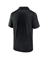 Logo Athletic Men's Black Detroit Lions Unstoppable Polo Shirt