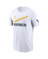 Nike Men's White West Virginia Mountaineers Primetime 2-Hit Swoosh T-Shirt