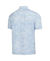 Margaritaville Men's Blue Chicago Cubs Linen Party Button-Up Shirt