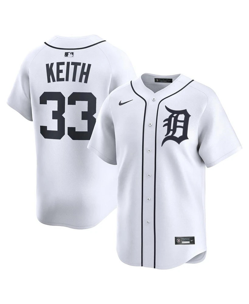 Nike Men's Colt Keith White Detroit Tigers Home Limited Player Jersey