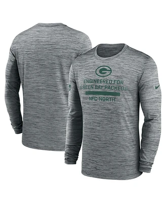 Nike Men's Green Bay Packers Sideline Velocity Performance Long Sleeve T-Shirt