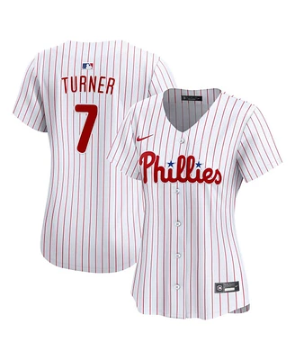 Nike Women's Trea Turner White Philadelphia Phillies Home Limited Jersey