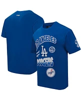 Pro Standard Men's Royal Los Angeles Dodgers Turn It Up Dropped Shoulder T-Shirt