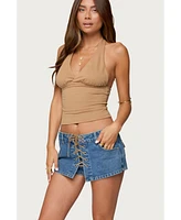 Edikted Women's Jaynee Halter Top