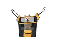 Dog Car Seat Cover for Small and Medium Dogs with Mesh Window