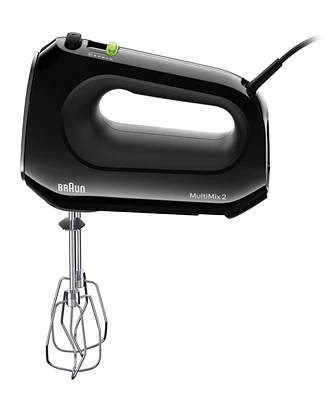 Braun Multimix2 5-Speed 250-Watt Hand Mixer, Black
