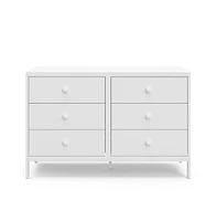 Graco Universal 6 Drawer Dresser - White