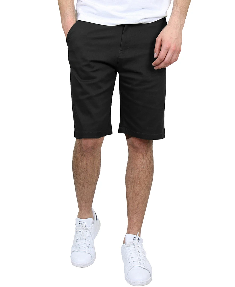 Galaxy By Harvic Men's Flex Stretch Chino Shorts