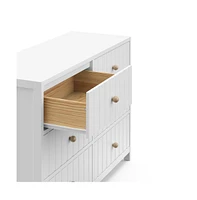 Graco Teddi 6 Drawer Double Dresser (White)