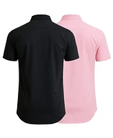 Galaxy By Harvic Men's 2-Pack Slim Fit Button-Down Shirt