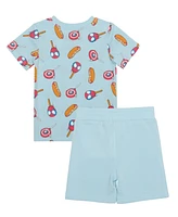 Spider-Man Toddler Boys 2-Piece Crewneck T-Shirt and Shorts Set