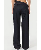 Jendue Davidson Asymmetric Belt Pants