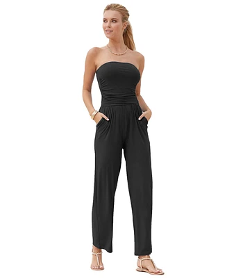 Lascana Women's Strapless Jumpsuit