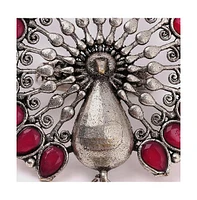 Sohi Peacock Statement Ring