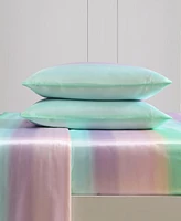 Betsey Johnson Printed Satin 3-Pc. Sheet Set, Twin Xl