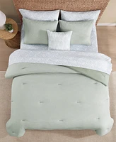 Tommy Bahama Seersucker Solid 8-Pc. Comforter Set