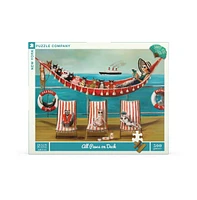 New York Puzzle Company All Paws on Deck 500 Piece Puzzle