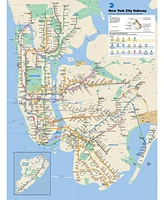 New York Puzzle Company New York Subway Map 500 Piece Puzzle