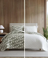 Eddie Bauer Garden Bloom Cotton Reversible -Pc. Quilt Set