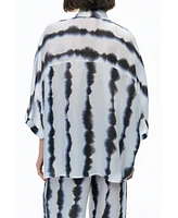 Nocturne Women's Tie-Dye Patterned Shirt