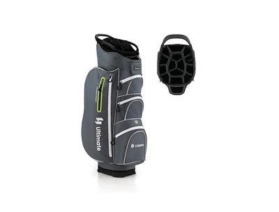9.5 Inch Lightweight Golf Cart Bag with 15 Way Top Dividers