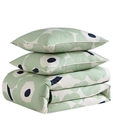 Marimekko Unikko Cotton 3-Pc. Duvet Cover Set