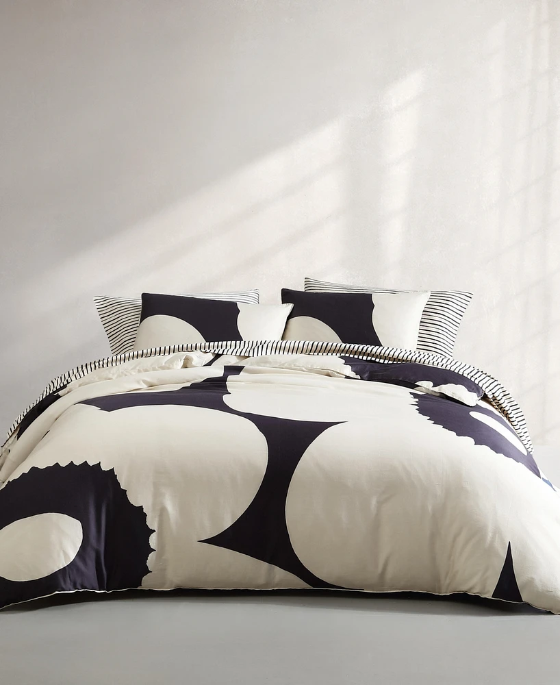 Marimekko Iso Unikko Cotton 3-Pc. Duvet Cover Set, Full/Queen