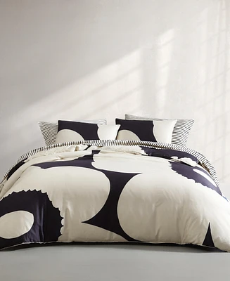 Marimekko Iso Unikko Cotton 3-Pc. Duvet Cover Set, Full/Queen