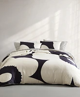 Marimekko Iso Unikko Cotton 3-Pc. Duvet Cover Set, Full/Queen