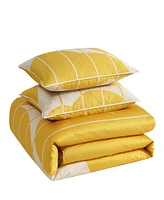 Marimekko Vesi Unikko Cotton Sateen 3-Pc. Duvet Cover Set