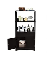 Volenca Bathroom Storage Cabinet with Drawer and Shelf Floor Cabinet