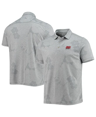 Tommy Bahama Men's Gray Joey Logano Miramar Blooms Polo Shirt