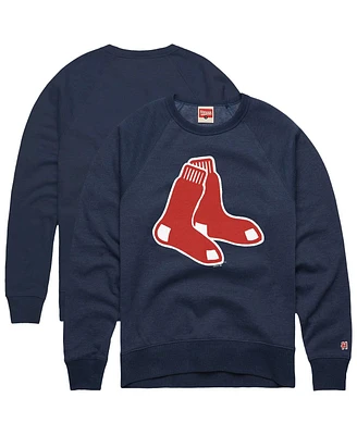 Homage Men's Navy Boston Red Sox Retro Tri-Blend Pullover Sweatshirt