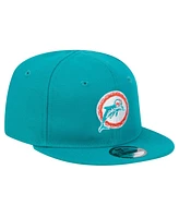 New Era Baby Boys and Girls Aqua Miami Dolphins My 1st 9FIFTY Adjustable Hat