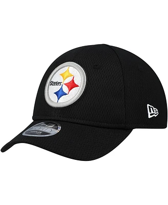 New Era Toddler Black Pittsburgh Steelers Main 9FORTY Adjustable Hat