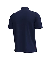 Under Armour Men's Navy Auburn Tigers Playoff Chest Stripe Performance Polo Shirt