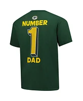 Fanatics Men's Green Bay Packers Big Tall Number One Dad T-Shirt