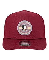New Era Men's Garnet Florida State Seminoles Patched 9SEVENTY Stretch-Snap Adjustable Hat