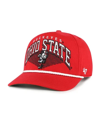 '47 Brand Men's Scarlet Ohio State Buckeyes Pomona Rope Hitch Adjustable Hat