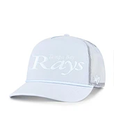 '47 Brand Men's Light Blue Tampa Bay Rays Foundation Script Hitch Adjustable Trucker Hat