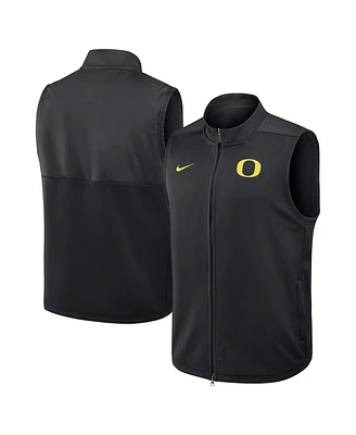 Nike Men's Black Oregon Ducks Primetime Victory Performance Full-Zip Vest