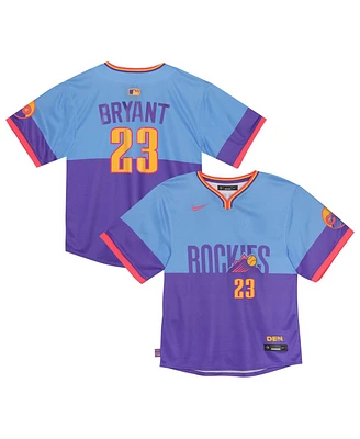 Nike Toddler Kris Bryant Purple/Light Blue Colorado Rockies 2025 City Connect Limited Player Jersey