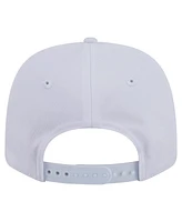 New Era Men's White Dallas Stars Team Lockup Basic 9SEVENTY Adjustable Hat