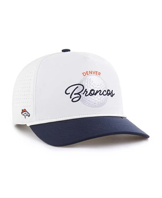 '47 Brand Men's White/Navy Denver Broncos Gimmie Golf Hitch Rope Adjustable Hat