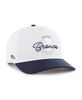 '47 Brand Men's White/Navy Denver Broncos Gimmie Golf Hitch Rope Adjustable Hat
